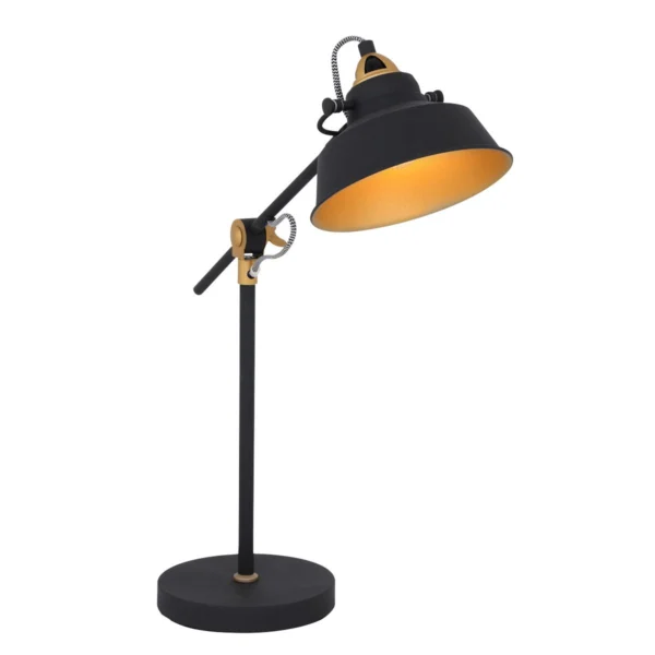 Brandon - bordlampe i to metalfarver Metal