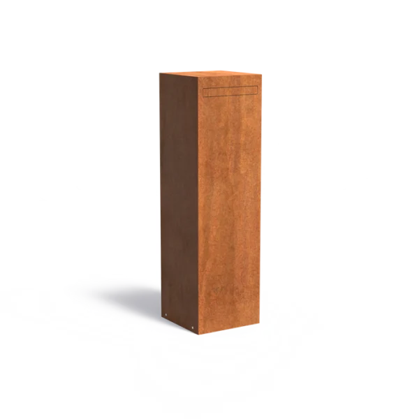 Postkasse cortenstål model Nox