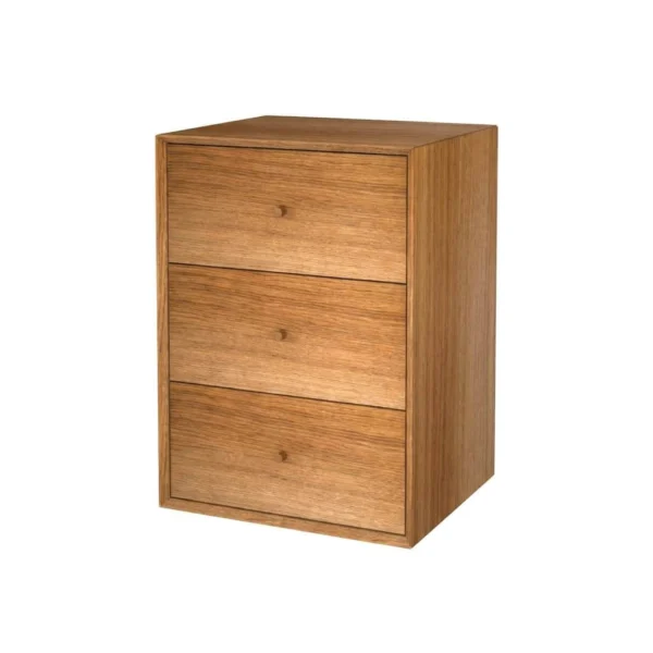 The Wood Box 5439 Kommode, m. 3 skuffer