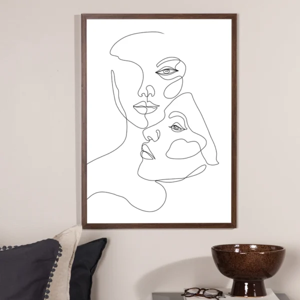 Faces - Vælg mellem fire plakat størrelser