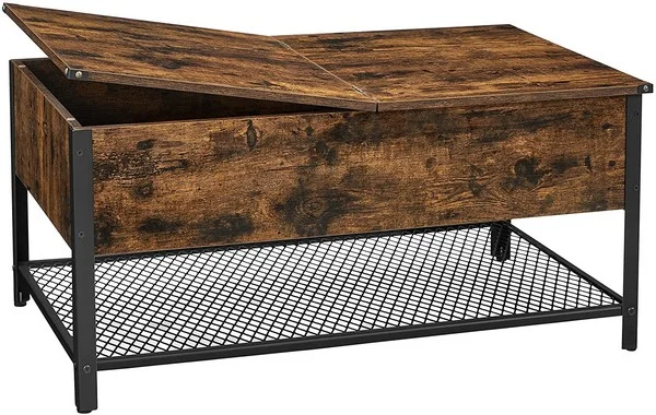 Sofabord - stuebord i industrielt design - rustik 100x55x47