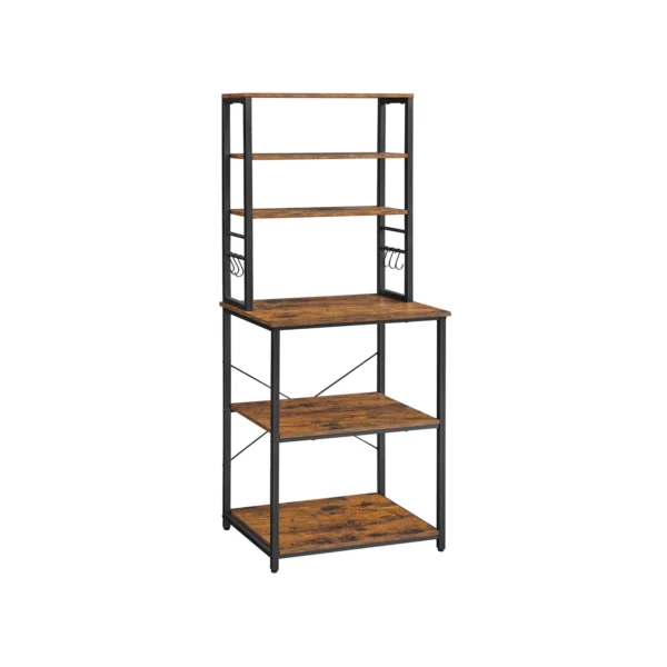 Køkkenreol - køkkenopbevaring - køkken modul - rustik brun 40x60x167