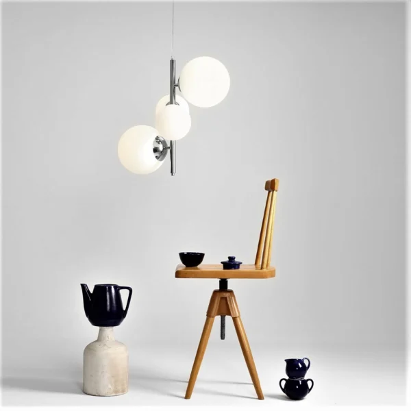 Dizzy - Loftlampe i og hvidt glas