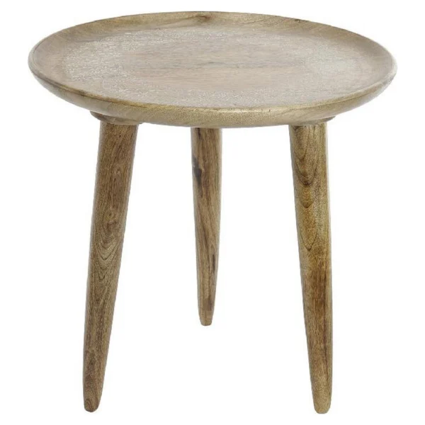 Sofabord mangotræ brun (45.5 x 45.5 x 54.5 cm)