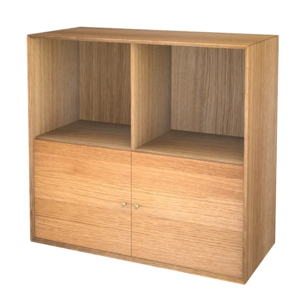 The Wood Box 7176 Reol, m. 2 døre nederst