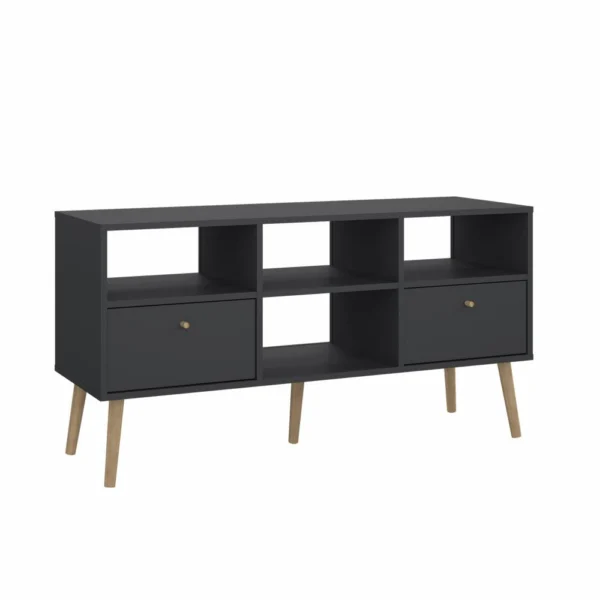 Esbjerg TV-bord 120 cm bred i mat sort