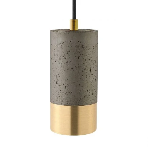 Mørk betonlampe GU10 fatning