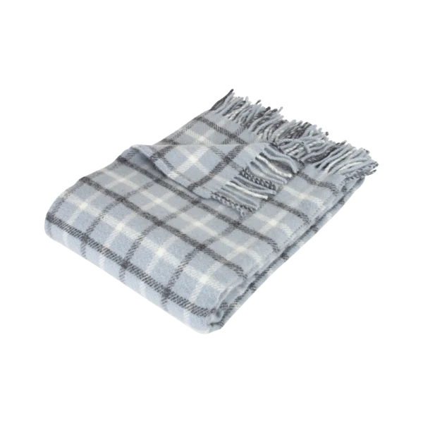 Arctic AXEL Dusty blue uldplaid