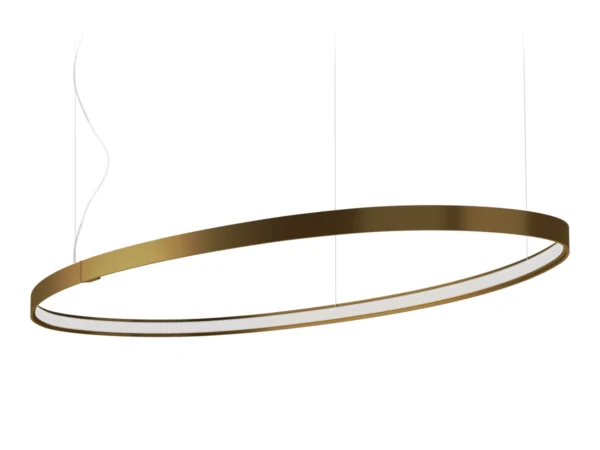 Panzeri ZERO Elipse bronze 130 x 59 cm 2.700 Kelvin (Varm hvid farve)