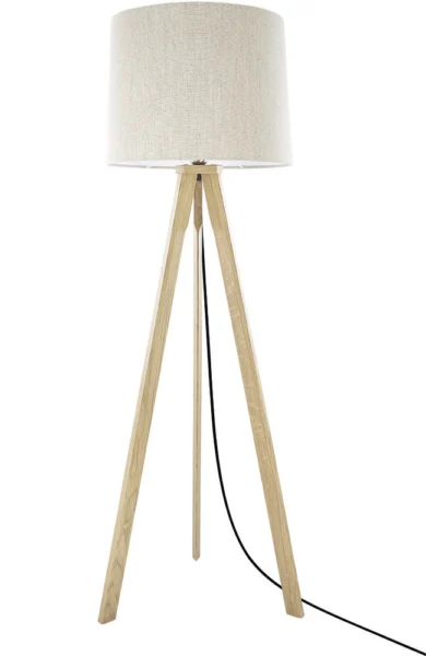 Gulvlampe eg med skærm Herzblut