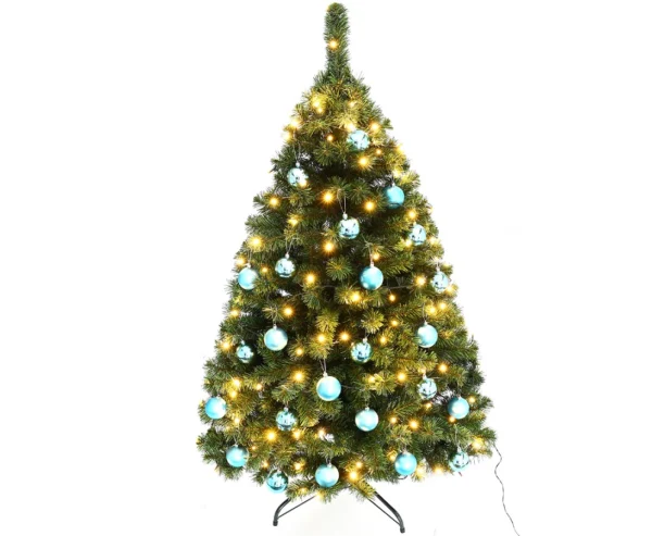 Juletræ 150 cm Maria med LED lys og julekugler