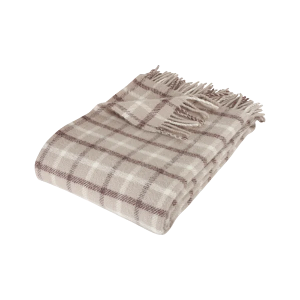 Arctic AXEL Sand uldplaid