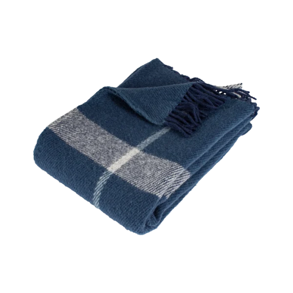 Arctic TOKE Uldplaid Blue