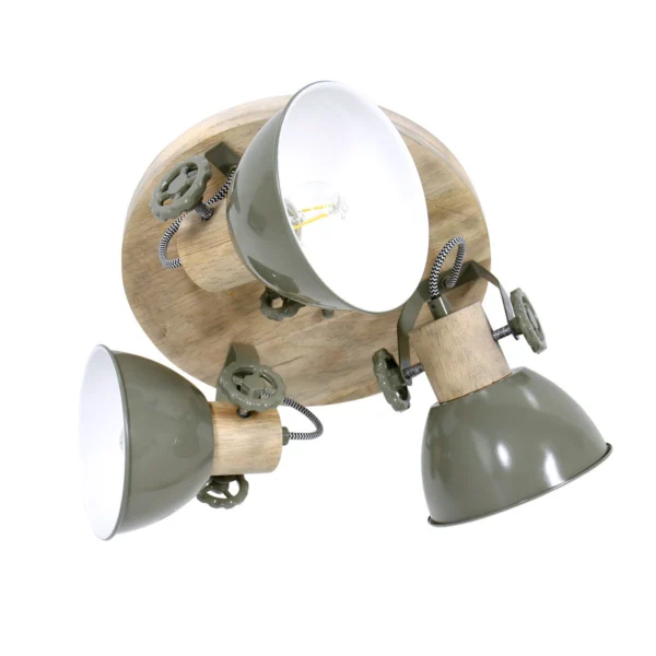 Bates - loft spot i tre forskellige finish Metal