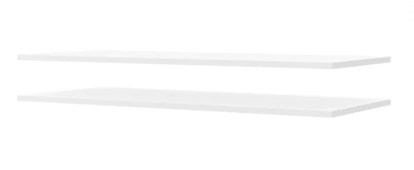 Pakke med 2 stk. hvide 95,5 cm bredde hylder til Dana garderobeskabe.