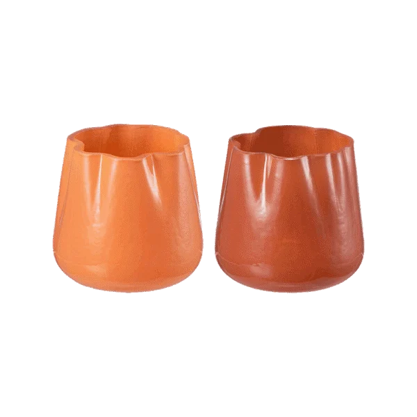 Edelweiss NIMO fyrfadsstager orange/fersken