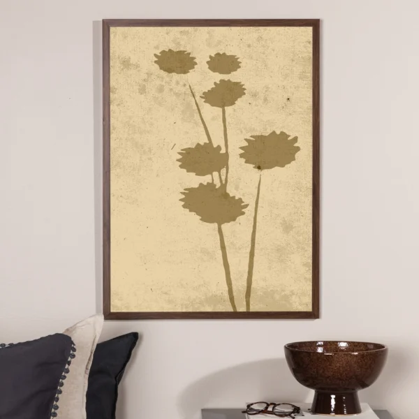 Flower Art - Vælg mellem fire plakat størrelser